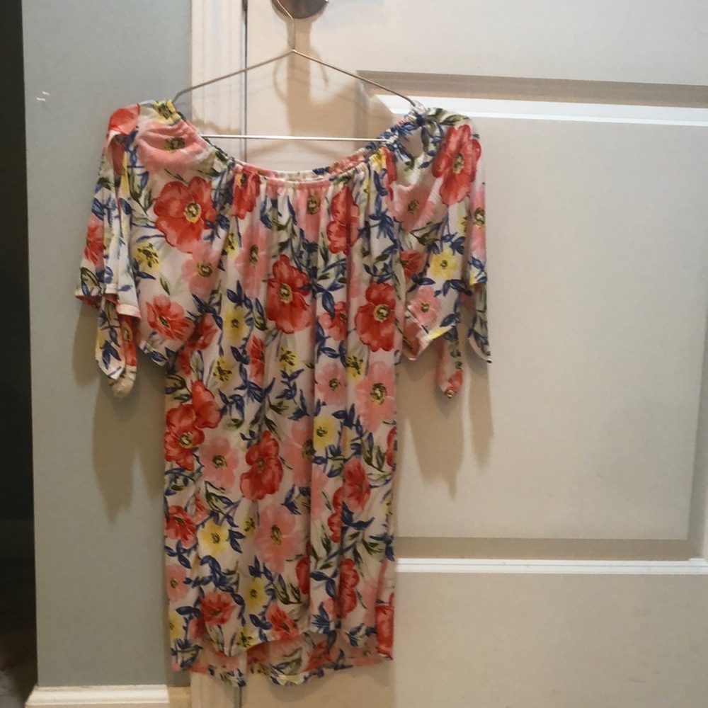 Vibrant Orange Ruffled Blouse with Relaxed Fit